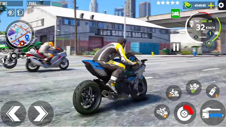 Bike Rider City Driver Game screenshot