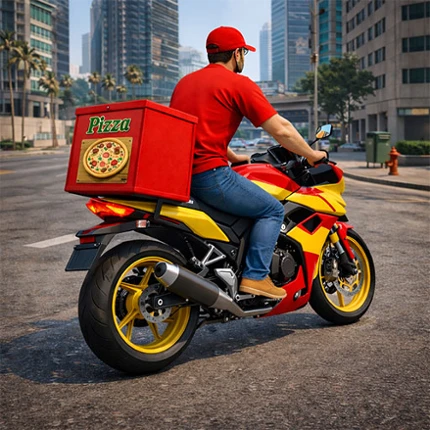 Food Delivery Rider Boy Life Image