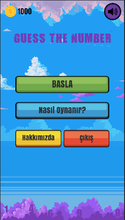 Guess The Number (Mobile) screenshot