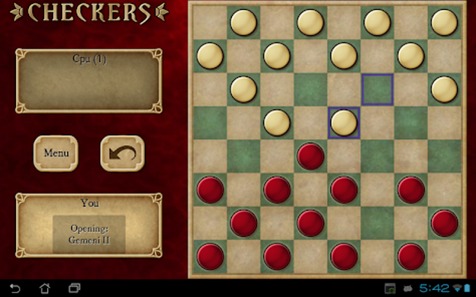 Checkers screenshot