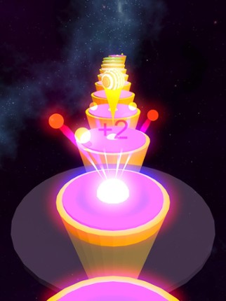 Jump Ball - Hop Stack Color 3D Image