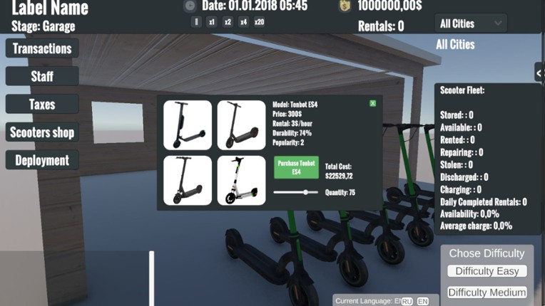Kicksharing Tycoon screenshot