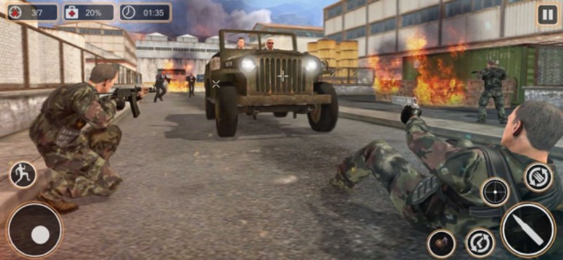 Modern Black Ops Fire Mission screenshot