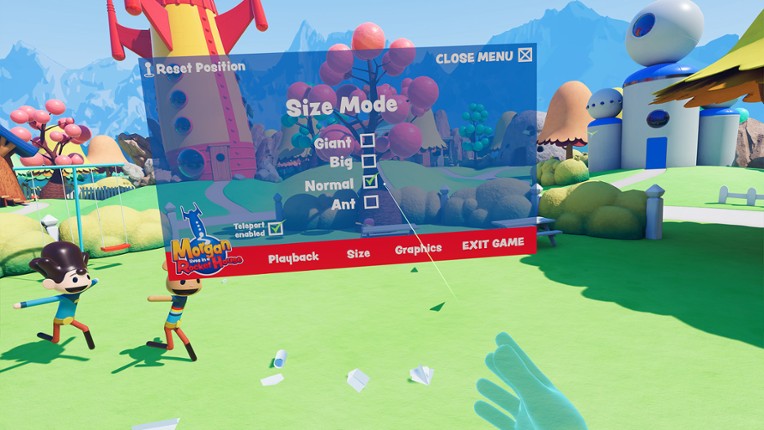 Morgan lives in a Rocket House in VR screenshot