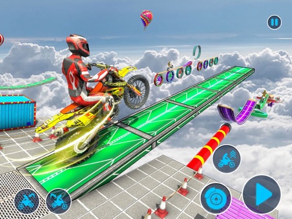 Moto Bike Stunts Racing Game screenshot