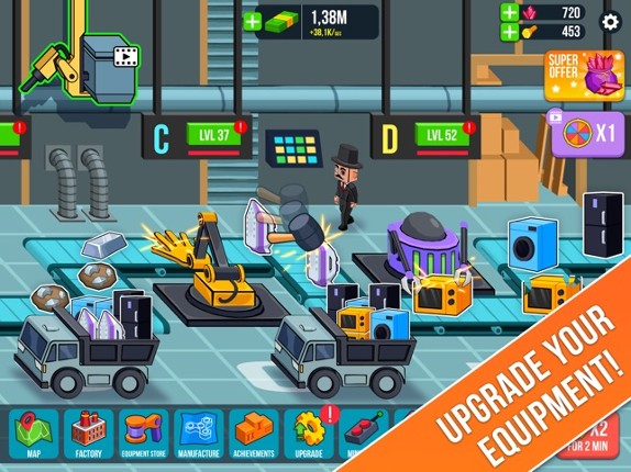 Tap Tap Factory: idle tycoon screenshot