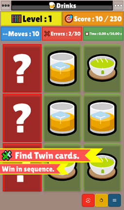 Twin Cards screenshot