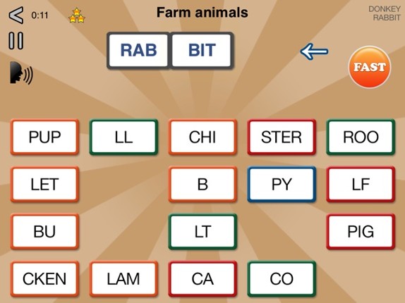 Word Domino - fun letter games screenshot