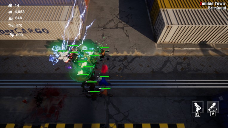 Zombie Town Breakout screenshot