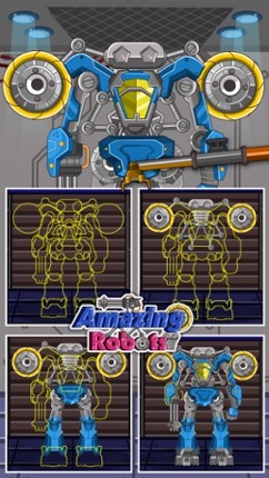 Amazing Robots - A puzzle game for kids screenshot