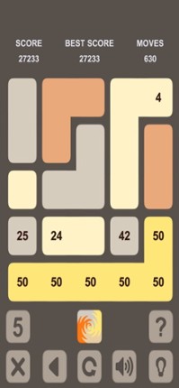 Blocks Numbers Puzzle screenshot