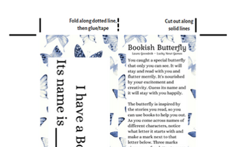 Bookish Butterfly Image