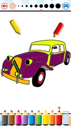 Car Coloring Book - Vehicle drawing for Kids Image