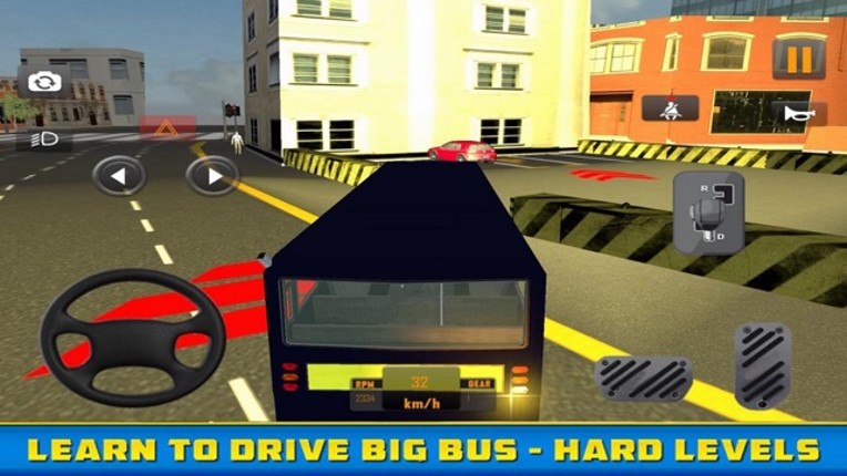 Driver Skill parking - Bus city 3D screenshot