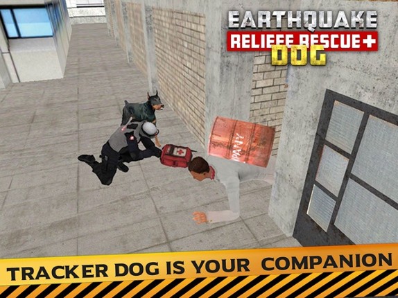 Earthquake Relief & Rescue Simulator : Play the rescue sniffer dog to Help earthquake victims. screenshot