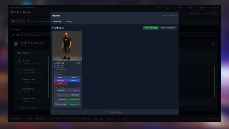 EmpireX - Business, Real Estate and Crime Simulator screenshot