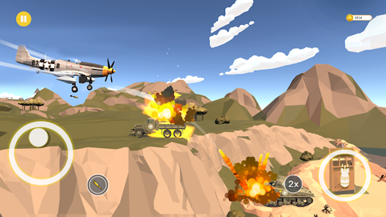 Ace bomber WW2 Warplanes games screenshot