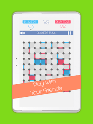 Dots and Boxes game screenshot