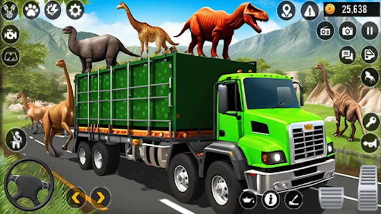 Truck Driving Animal Transport screenshot