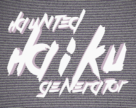 Haunted Haiku Generator Game Cover