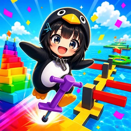 Gugu Gaga Penguin: Pogo Jump Image
