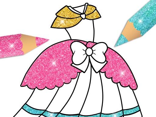 Games like Glitter Dress Coloring