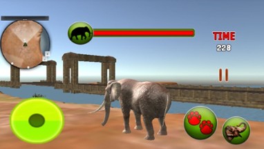 Jungle Wild Elephant Life - Animals Game Image