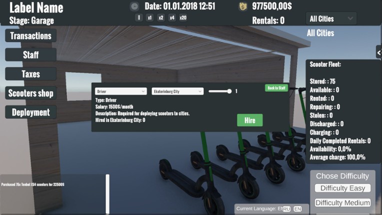 Kicksharing Tycoon screenshot