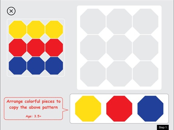 Mosaics - Arrange colorful pieces to form a mosaic Image