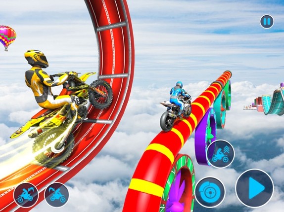 Moto Bike Stunts Racing Game screenshot