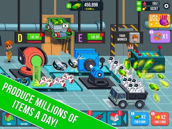 Tap Tap Factory: idle tycoon screenshot