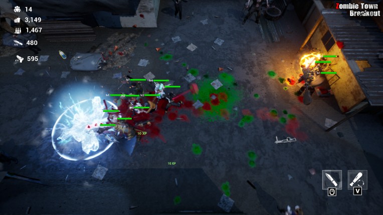 Zombie Town Breakout screenshot