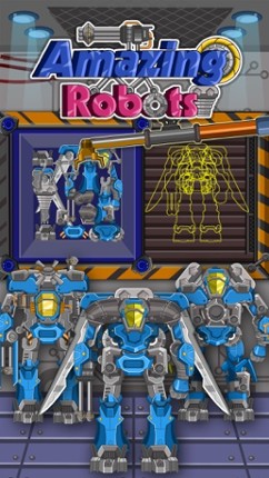 Amazing Robots - A puzzle game for kids screenshot