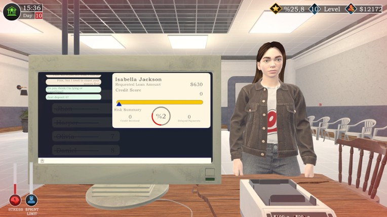 Banker Simulator screenshot