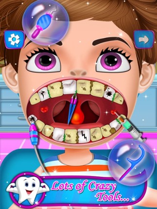 Crazy Dentist Mania game for Kids, girls and toddler Image