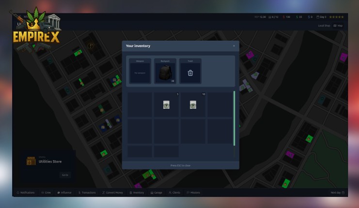 EmpireX - Business, Real Estate and Crime Simulator screenshot