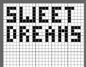 Sweet Dreams Nonogram Image