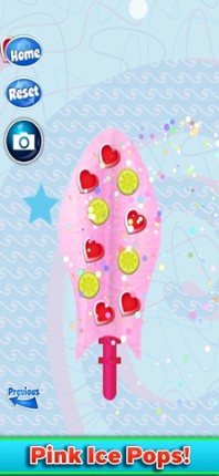 Ice Pop &amp; Cream Maker Salon screenshot