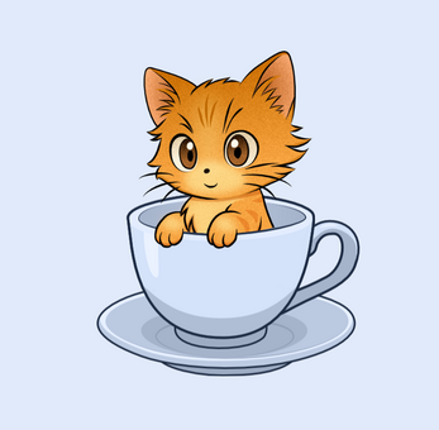 Is the kitten SMALL or is the kitten FAR AWAY? Image