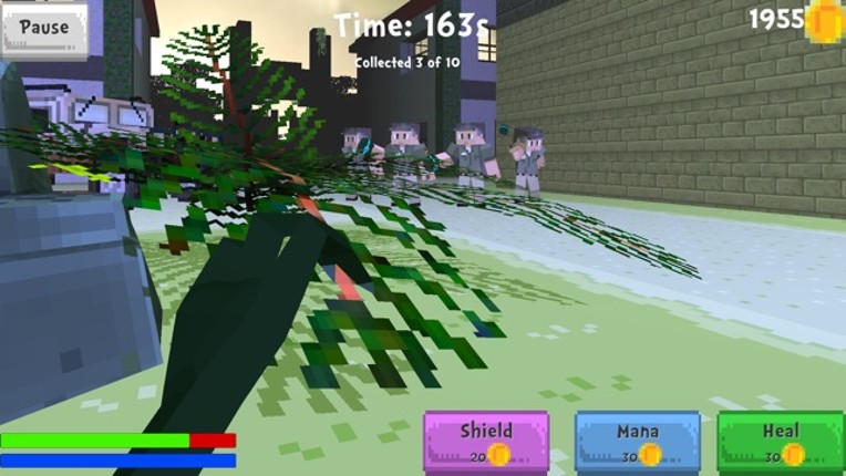 Jurassic Block Hunter - Dino Zoo Rail Shooter With Skins Uploader for Minecraft screenshot