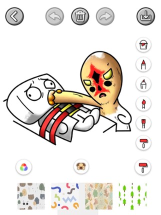 Monsters Paint &amp; Bouncing Ball screenshot