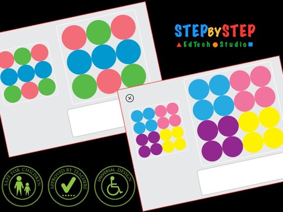 Mosaics - Arrange colorful pieces to form a mosaic screenshot