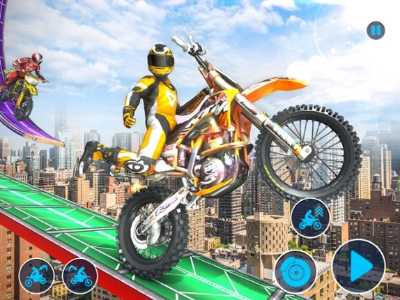 Moto Bike Stunts Racing Game screenshot