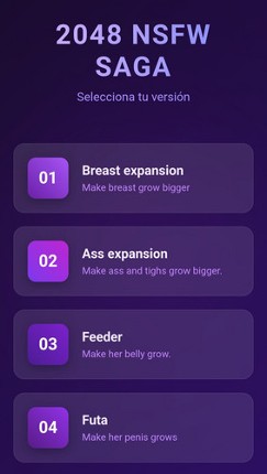 2048 Grow a girl screenshot