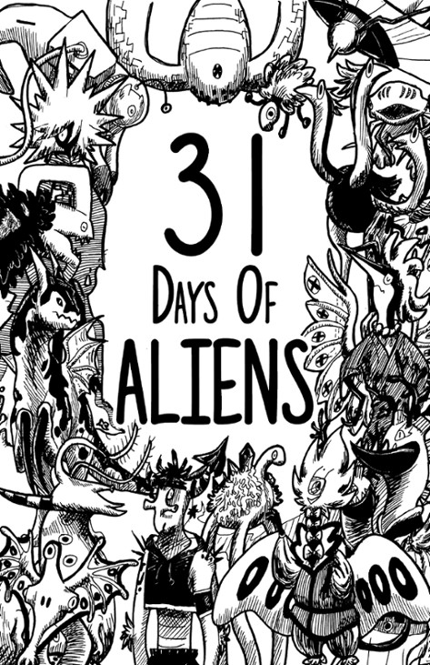 Games like 31 Days of Aliens Zine