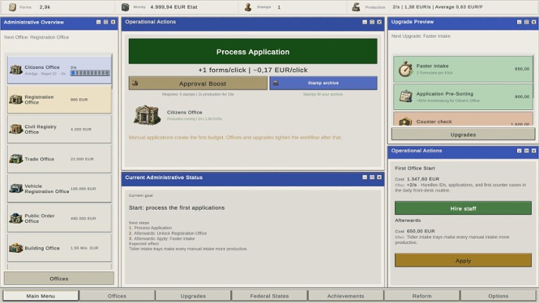 Buerokratie Idler: Germany screenshot