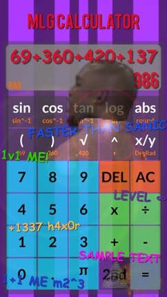 Calculator MLG screenshot