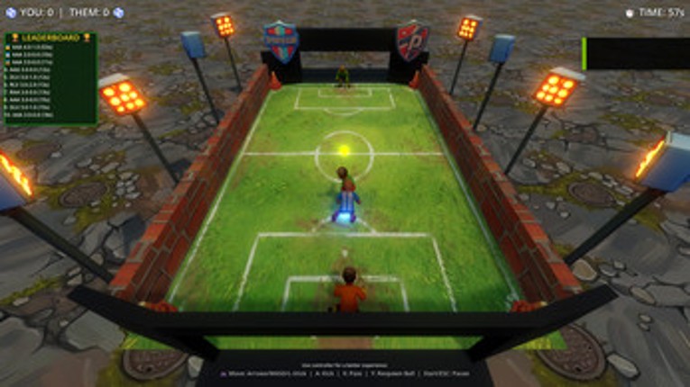 Cartoon Soccer Match Image