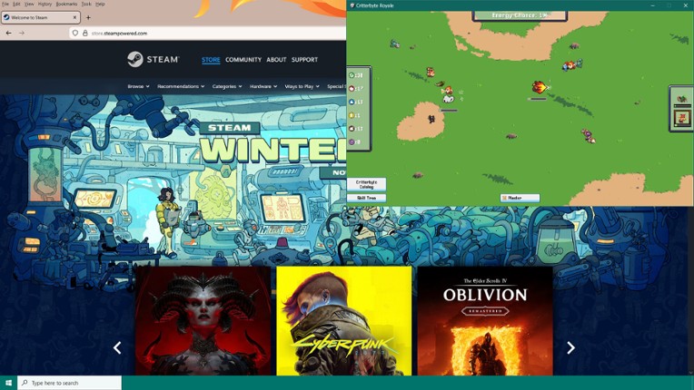 Critterbyte Royale screenshot