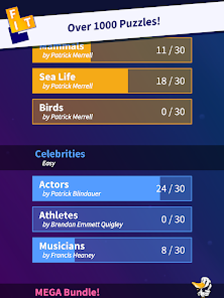 Flow Fit - Word Puzzle screenshot